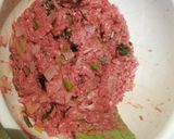 ☆長ネギ簡単ハンバーグ☆作り方1写真