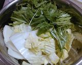 白菜と水菜の煮びたし作り方1写真