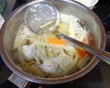 鶏だんごふわふわ鍋作り方3写真