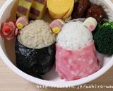 ひな祭り　キャラ弁＊リラックマのお雛様作り方8写真