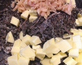 簡単★★塩昆布と水菜の和風ツナパスタ♪作り方2写真