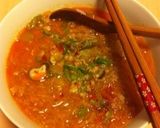 簡単美味★すりゴマと豆板醤で担々スープ作り方5写真