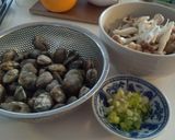 あさりとシメジの酒蒸し作り方1写真