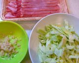 満足です！「豚肉生姜焼き弁当」作り方1写真