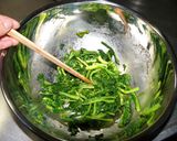 菜の花イタリアンあえ★オリーブオイル輝く作り方9写真