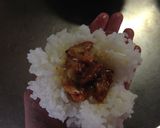 ガッツリ・おにぎり（焼き鳥編）作り方1写真