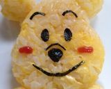 キャラ弁に〜レンチンで簡単に黄色プーさん作り方3写真