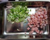 市販のラーメンスープで簡単チャーハン☆作り方1写真