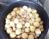 冷凍里芋の炒め煮っころがし（ひき肉入り）作り方2写真
