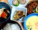 一度に6品蒸し、茶碗蒸し、豆腐明太子蒸作り方3写真