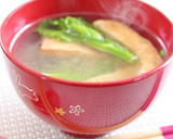 菜の花と厚揚げのチャプチェ風作り方8写真