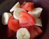 ●トマトとバナナのＳＡＬＡＤ●作り方1写真