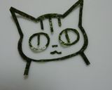キャラ弁☆くるねこ　ポ子　のお弁当作り方2写真
