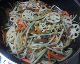 料亭の味！れんこんとごぼうのきんぴら作り方4写真