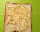 簡単！朝食に食パンチーズサンド作り方2写真