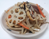 料亭の味！れんこんとごぼうのきんぴら作り方5写真