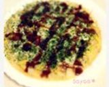 粉少な目ヘルシー＆節約！白菜のお好み焼き作り方7写真