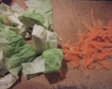 つけおきイノシシ肉の野菜炒め作り方2写真