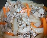 豚こまと大根のきんぴら作り方4写真