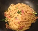 九条葱とベーコンの醤油バターパスタ♡作り方6写真
