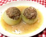 スープまで美味しい！丸ごと玉ねぎの肉詰め作り方7写真