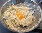もんじゃ焼きの様な食感の豆腐入お好み焼き作り方4写真