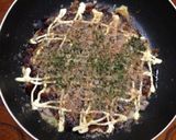 もんじゃ焼きの様な食感の豆腐入お好み焼き作り方8写真