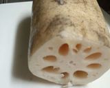 レンコンの鰹ぶし和え作り方1写真