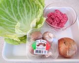 マッシュルームのロールキャベツ♪作り方1写真