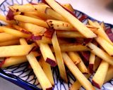 レンチンでさつまいもの塩バターソテー♥作り方3写真