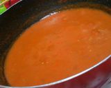 余ったトマトソースで煮込みスパゲティ作り方1写真