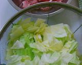豚肉とキャベツのにんにくスタミナ炒め作り方2写真