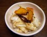 柿とキャベツの塩昆布漬け作り方3写真