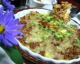 ＊旬の美味＊里芋のひき肉重ね焼き作り方6写真
