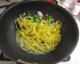 【春】菜の花と牡蠣のペペロンチーノ作り方9写真