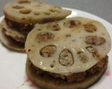 ヘルシー蓮根のはさみハンバーグ♪作り方7写真