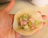 餃子屋さんの*セロリ餃子作り方5写真