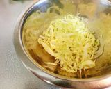 【冷蔵庫掃除】キャベツの巣ごもり卵作り方1写真