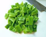 いんげんと鮭フレークの簡単和え物♪作り方2写真