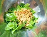 いんげんと鮭フレークの簡単和え物♪作り方3写真