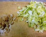 キャベツと豆腐の味噌汁作り方1写真