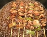 いかなごの釘煮の煮汁で焼き鳥作り方3写真