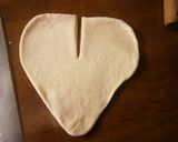 気持ち♡包みこんでハートパン♪作り方3写真