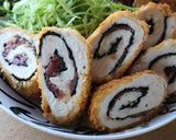 さっぱり揚げ♪梅巻き✿ささみかつ✿作り方12写真