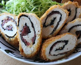 さっぱり揚げ♪梅巻き✿ささみかつ✿作り方12写真