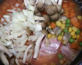 炊込ジャンバラヤ風ピラフのオムライス♪作り方5写真