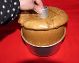 コーヒー牛乳シフォンケーキ★笑顔１０ｃｍ作り方46写真