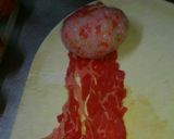 紅しょうがご飯で♪肉巻きおにぎり作り方3写真