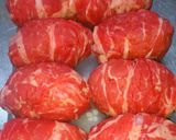 紅しょうがご飯で♪肉巻きおにぎり作り方4写真