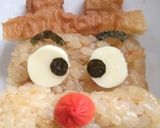 キャラ弁に〜アンパンマンの釜めしどん〜作り方5写真
